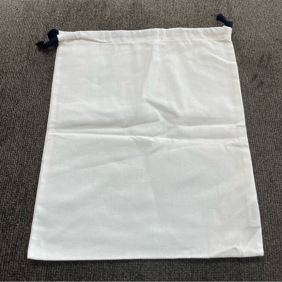 Moncler Dust Bag White Logo 12.5" X 15.5” Shoes Purse Storage Cover Travel - Picture 6 of 9
